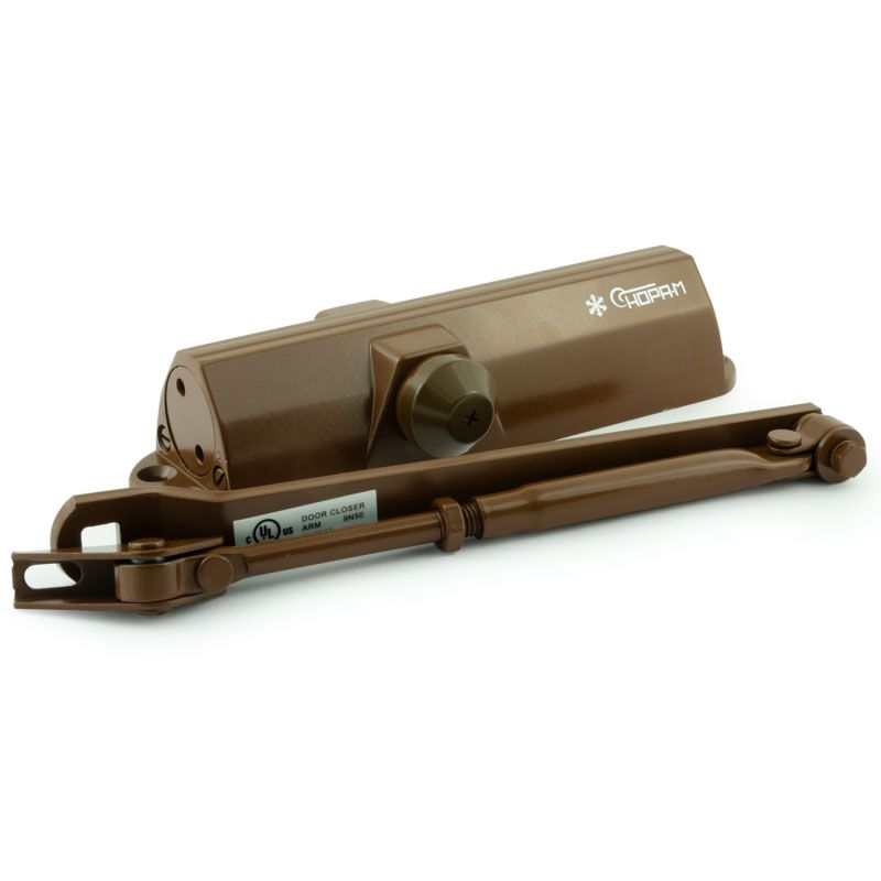 Доводчик дверной морозостойкий НОРА-М 4ST (25-120 кг) коричневый