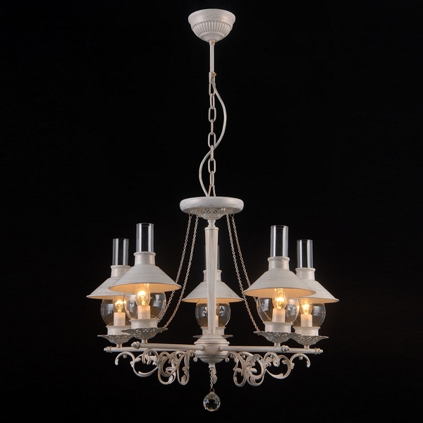 Люстра подвесная Natali Kovaltseva ALABARDA 75052/5C IVORY