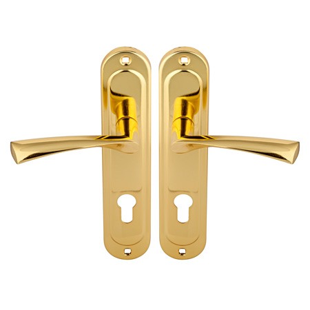 Ручка дверная на планке Vanger HP-85.1823-G универсальный золото