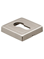 Накладка на евроцилиндр Morelli Luxury LUX-KH-S3 NIS квадратная, цвет матовый никель