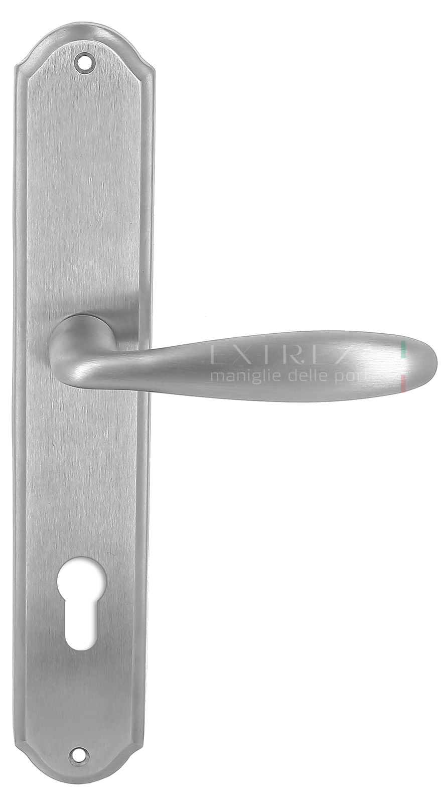 Ручка дверная Extreza VIGO (Виго) 324 на планке PL01 CYL матовый хром F05