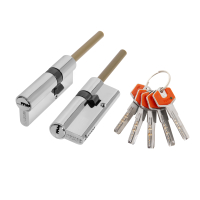 Цилиндровый механизм D-PROTERM507/80 Fuaro (Фуаро) mm (45+10+25) термошток 8х65 мм CP, 5 кл.