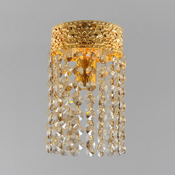 Светильник потолочный круглый Elvan OL906-1 GD