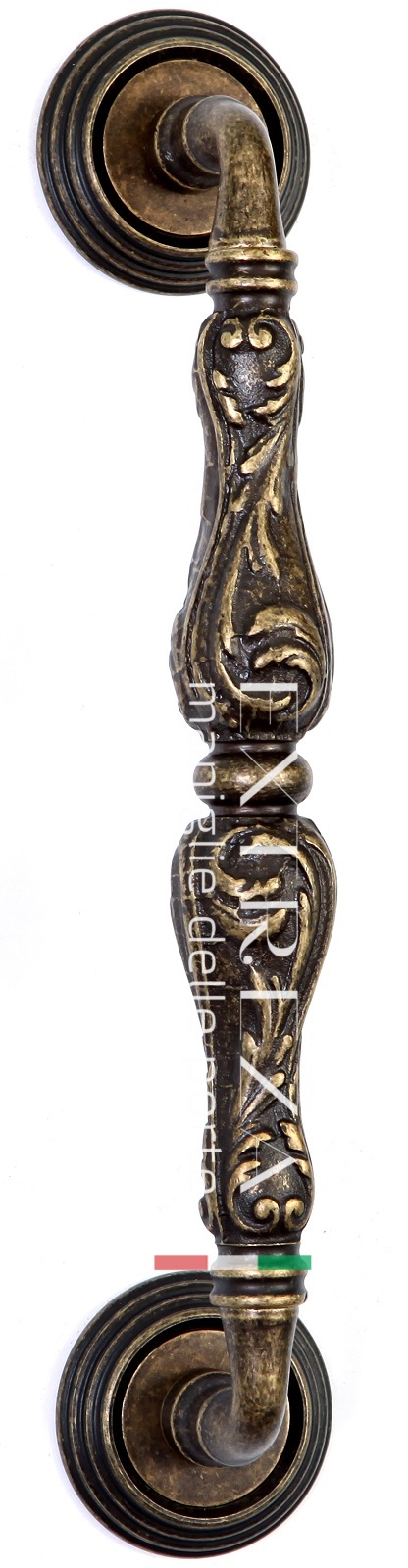 Ручка скоба дверная Extreza GRETA (Грета) R05 античная бронза F23