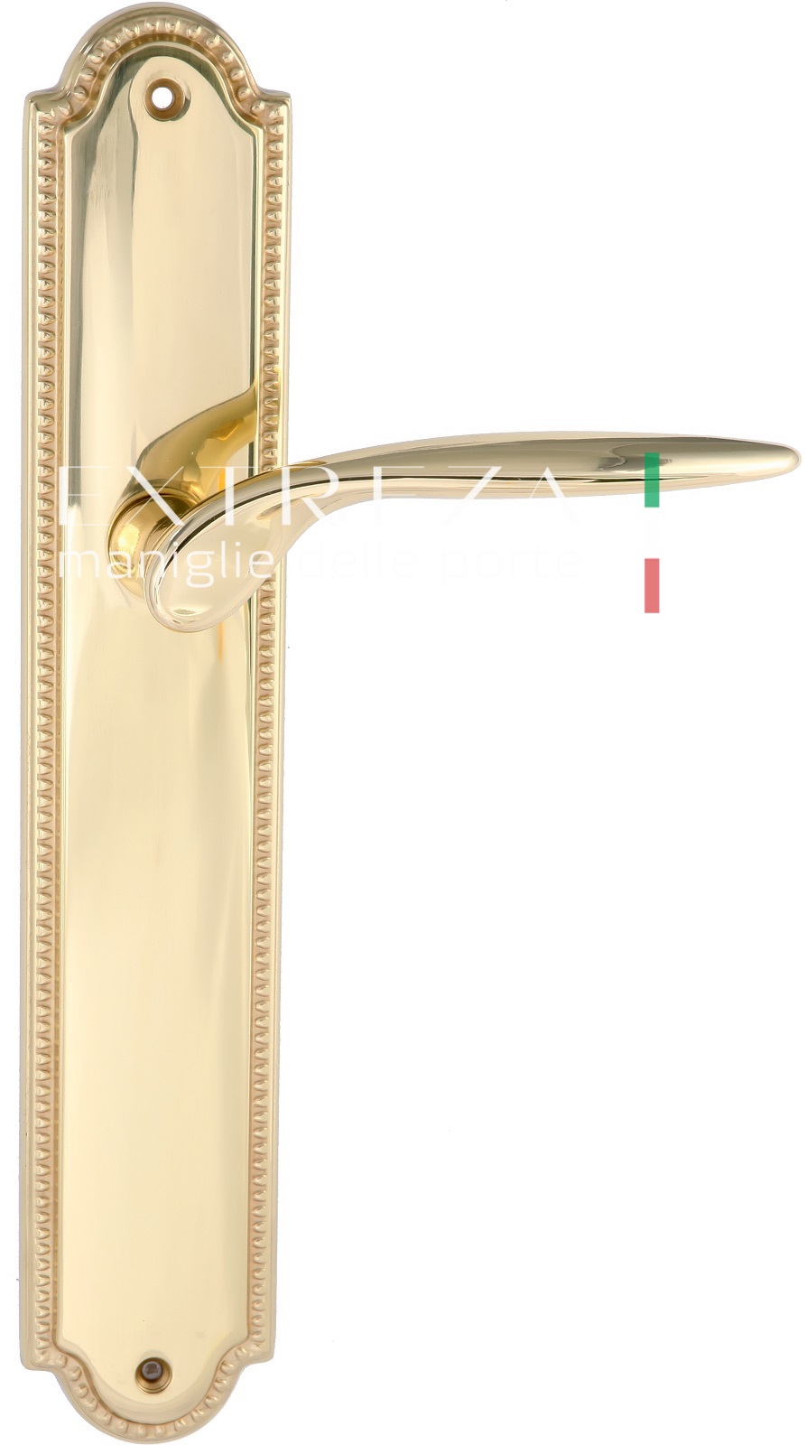Ручка дверная Extreza CALIPSO (Калипсо) 311 на планке PL03 PASS полированное золото F01