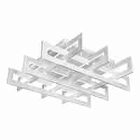 Потолочный светодиодный светильник iLedex Stalker 9082-800*800-X 192W WH