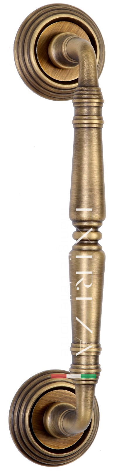 Ручка скоба дверная Extreza PETRA (Петра) 250 мм (205 мм) R05 матовая бронза F03