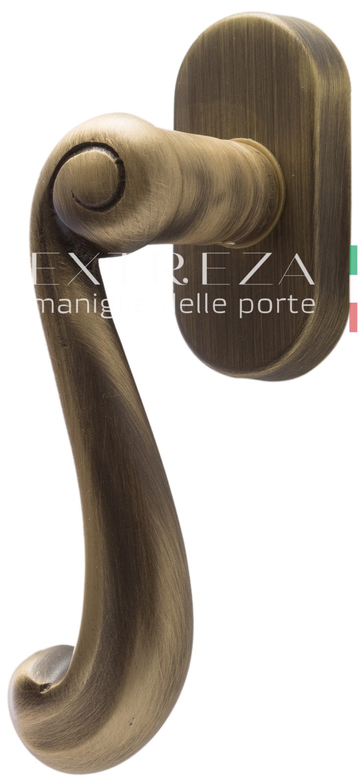 Оконная ручка Extreza BERTA (Берта) 312 HW матовая бронза F03
