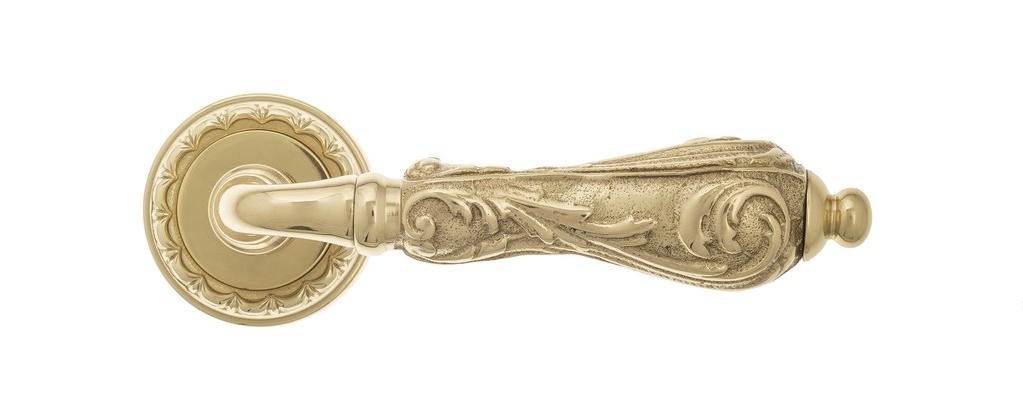 Ручка дверная межкомнатная Venezia Monte Cristo D2 полированная латунь