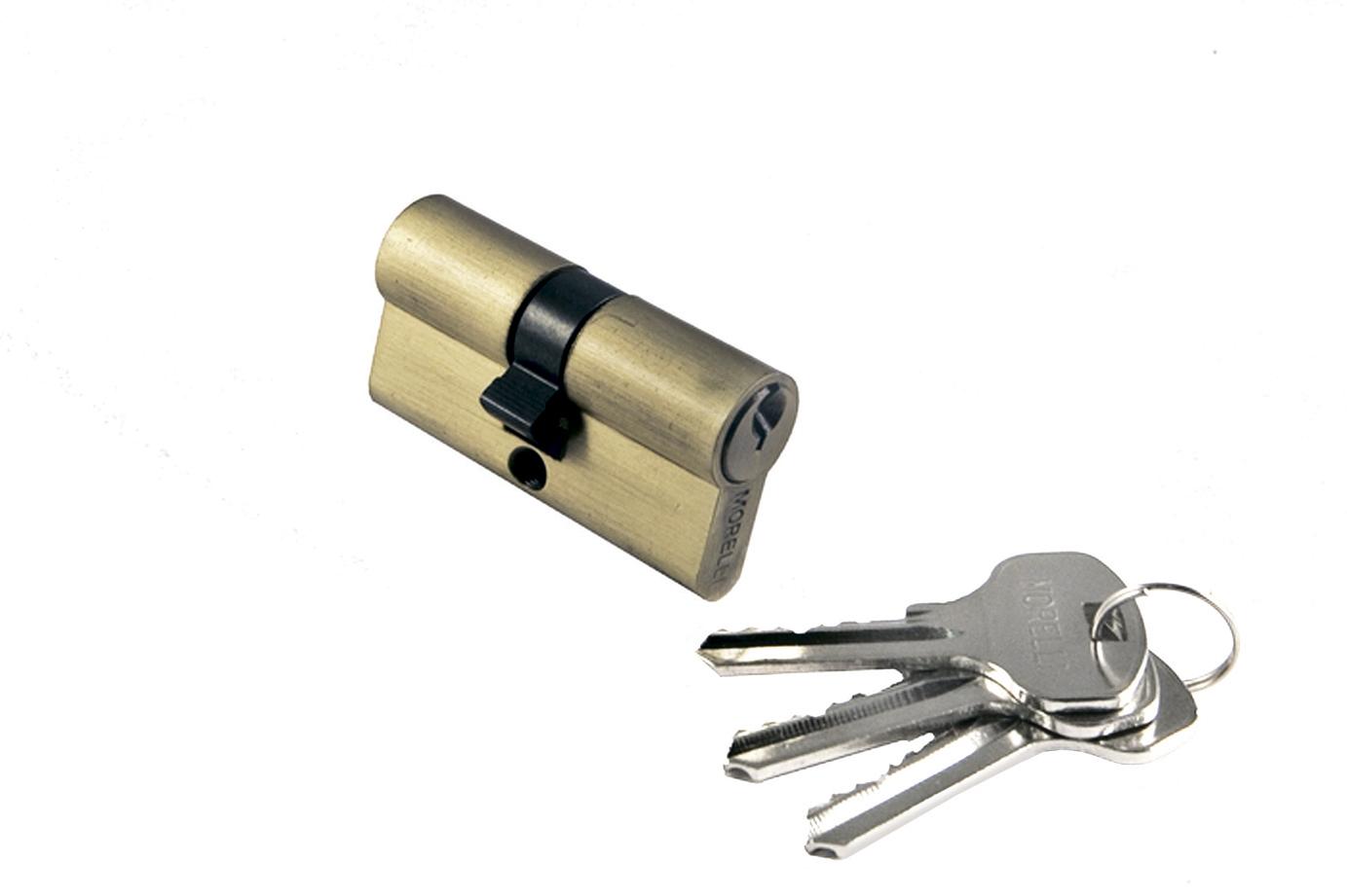 Цилиндр для замка Morelli 60C AB бронза ключ/ключ