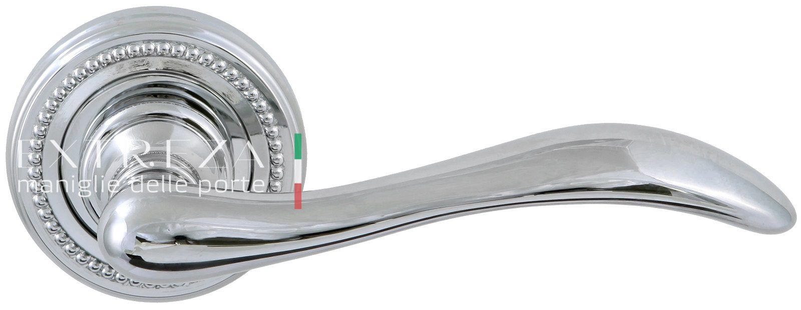 Ручка дверная Extreza AGATA (Агата) 310 на розетке R03 полированный хром F04