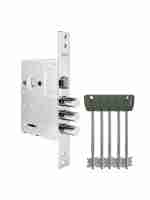 Замок Punto (Пунто) врезной сувальдный MDV30/S-65.77 CP хром (длинный ключ) тех.уп.