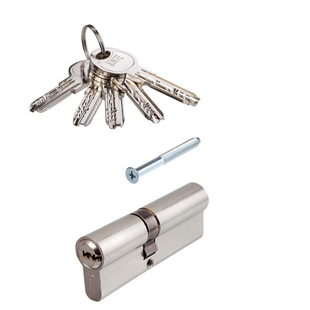 Цилиндр для замка ключ / ключ Kale Kilit 164SN-80(30+10+40)-NI-5KEY-STB 164SN000095 никель