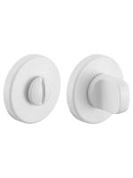 Завертка сантехническая Morelli Luxury LUX-WC-R5 BIA на круглой розетке цвет белый