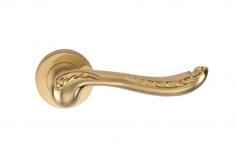 Ручка дверная межкомнатная Archie Genesis ACANTO S. GOLD (20G) матовое золото