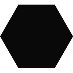 Плитка керамическая Vitra Miniworx K945262 Гексагон Черный Мат  настенная 21х24