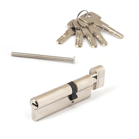 Цилиндр для замка ключ / вертушка Apecs SM-100(35C/65)-C-NI никель
