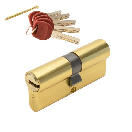Цилиндр для замка ключ / ключ Avers JM-70-G золото