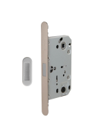 Замок дверной магнитный Armadillo (Армадилло) WC с ответной планкой GRAVITY.PRO G01.196.50.96 SN мат никель