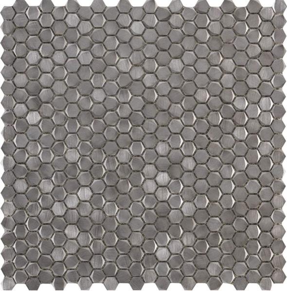 Мозаика Lantic Colonial Mosaics Collection L241713651 Gravity Aluminium 3D Hexagon Metal 30,4х31