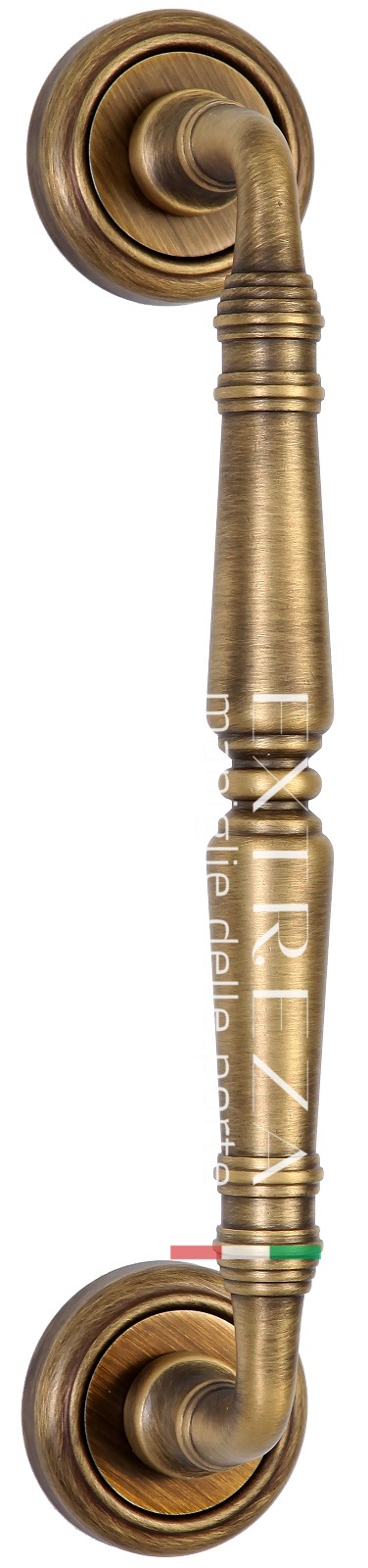 Ручка скоба дверная Extreza PETRA (Петра) 250 мм (205 мм) R01 матовая бронза F03