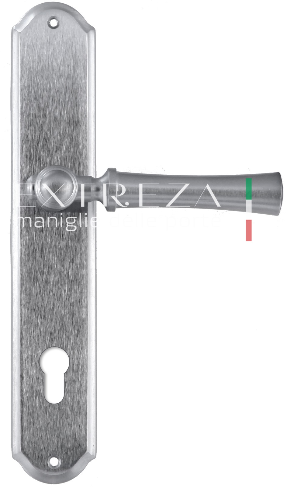 Ручка дверная Extreza DEZI (Дези) 309 на планке PL01 CYL матовый хром F05