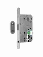 Замок межкомнатный магнитный под цилиндр Soft 11М MCR, матовый хром /128:6429/