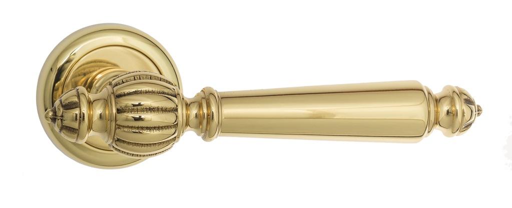 Ручка дверная межкомнатная Venezia Pellestrina D1 полированная латунь