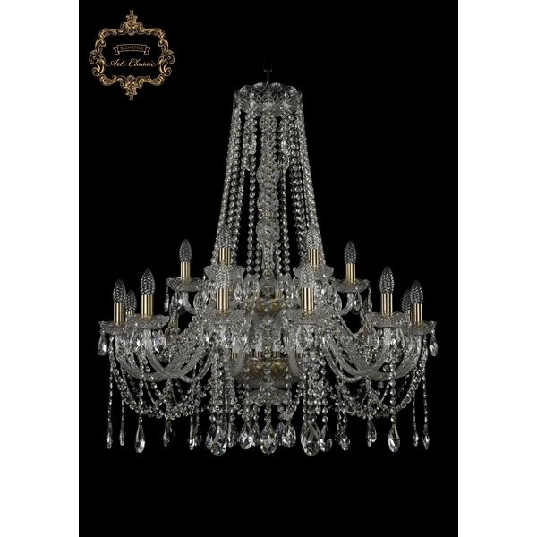 Люстра подвесная Art Classic 11.12.12+6.300.2d.h-98.Br.Sp