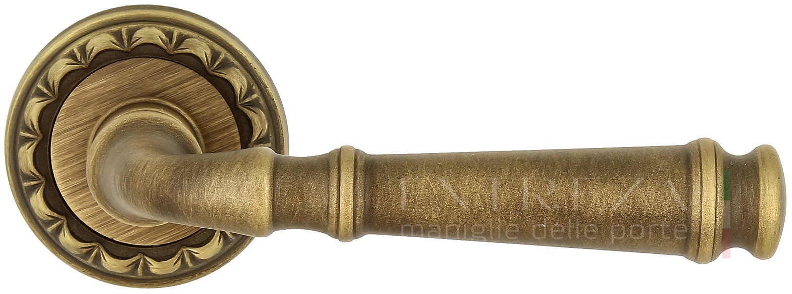 Ручка дверная Extreza BONO (Боно) 328 на розетке R02 матовая бронза F03