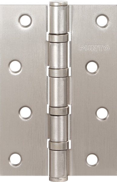 Петля дверная стальная универсальная Punto 4B/HD 100 PN (мат. никель)