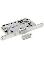 Защелка межкомнатная Morelli Luxury IM L PC магнитная под цилиндр с ответной планкой, цвет хром