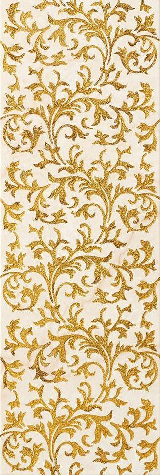 Плитка керамическая Aparici Lineage Ivory Gold Decor декор 20х59,2