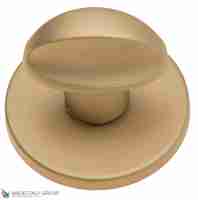 Фиксатор поворотный на круглом основании Fratelli Cattini WC 7FS-BS матовая латунь