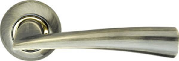 Ручка дверная межкомнатная Armadillo Columba LD80-1AB/GP-7 бронза/золото
