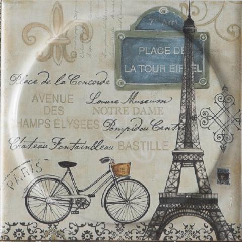 Плитка керамическая Mayolica Vintage Moon Paris настенная 20х20