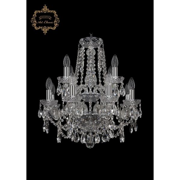 Люстра подвесная Art Classic 11.25.8+4.165.2d.Cr.Sp
