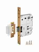 Замок межкомнатный дверной под фиксатор Punto L72-50 CF Кофе