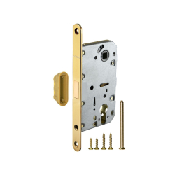 Замок дверной межкомнатный сантехнический магнитный Fuaro MAGNM85C-50 GOLD-24 золото 24K
