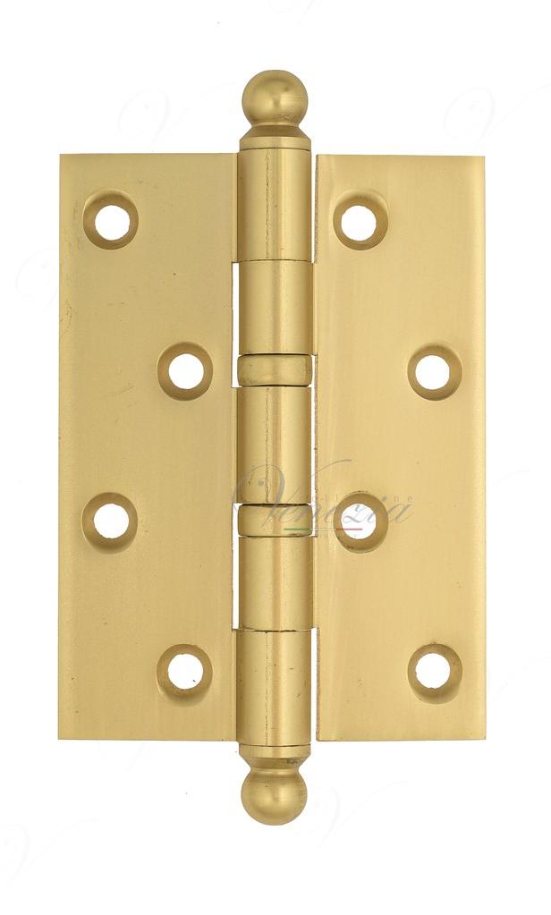 Петля дверная универсальная латунная Venezia CRS010 102*76*3 французское золото