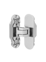 Петля скрытой установки AGB (АГБ) E30200.85.34 (мат. хром) ECLIPSE 2.2 (4 накладки в комплекте)