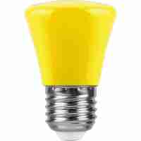Лампа светодиодная Feron E27 1W желтая LB-372 25935