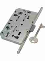 Замок межкомнатный под ключ AGB B01101.50.06 никель