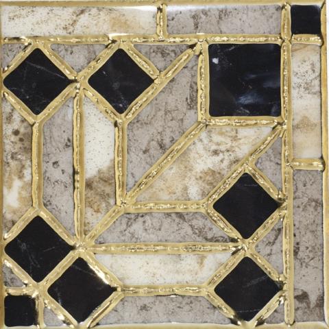 Керамогранит Infinity Ceramic Tiles Rimini Taco Gris вставка 15х15
