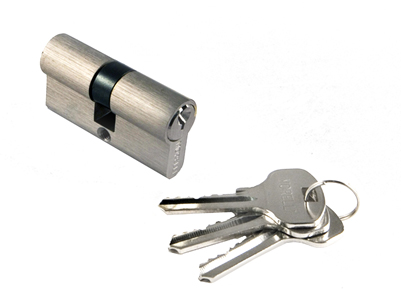 Цилиндр для замка Morelli 70C SN никель ключ/ключ