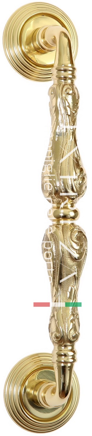Ручка скоба дверная Extreza GRETA (Грета) R05 полированное золото F01