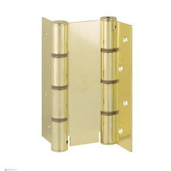 CODE 87 LO 155-40 Дверная петля барная пружинная двусторонняя ALDEGHI 155x40 полированная латунь