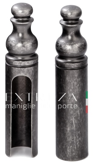 Колпачок для ввертной петли Extreza 501 с пешкой D14 мм античное серебро F45