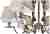 Подвесная люстра iLamp Hilton 6943-6 CR Подвесная люстра iLamp Hilton 6943-6 CR
