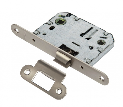 Замок дверной межкомнатный сантехнический PUERTO INLB 1170 AB овальн планка, бр.ант.